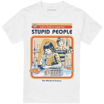 Steven Rhodes Camiseta Let's Find A Cure For Stupid People para hombre
