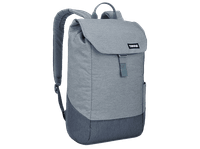 mochila - thule lithos 16 l poliester proteccion para portatil cierre con solapa seguro estanquepizarra oscura