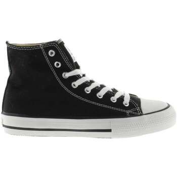 Victoria Zapatillas altas TRIBU BOTIN LONA NEGRO para mujer