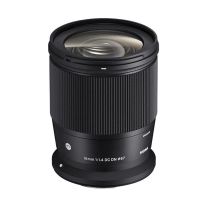 objetivo sigma 16 mm f14 dc dn contemporary montura canon rf-s negro