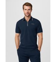 hackett london para hombre hm5600112 polo city cremallera fit clasico marino s casual algodon manga corta