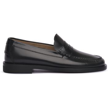 Antica Cuoieria Mocasines GLOSS NERO para mujer