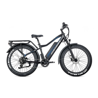 bicicleta electrica jobobike robin pro bateria lg de 48 v y 20 ah fat bike de 26r negro y azul