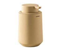dispensador de jabon saona resina sintetica beige 14x85x85