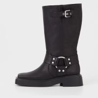 vagabond eyra leather harness biker boots - uk 3