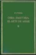 obra amatoria ii. el arte de amar