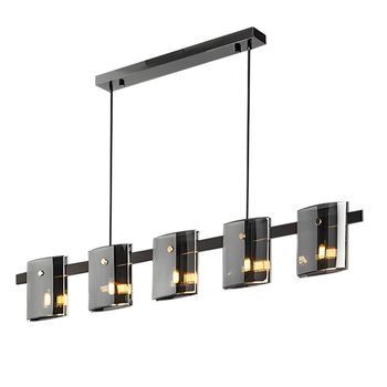 Lámpara De Techo Toolight App1706-5cp Grey