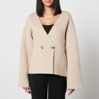 by malene birger tinley wool-blend cardigan - l