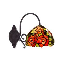 aplique con brazo tiffany diametro 20cm serie new york