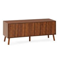mueble tv canada 3 puertas efecto nogal