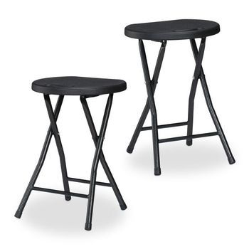 Juego De 2 Taburetes Plegables 3 Kg