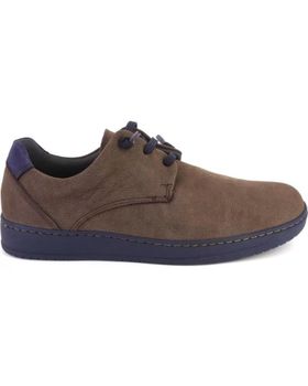 de PITILLOS 40061 ZAPATOS DE HOMBRE NOBUK MARRON