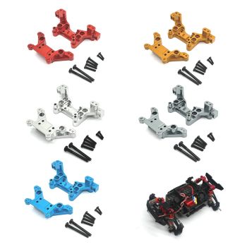 Torre de suspensión delantera y trasera de metal mejorada para el coche de control remoto MJX 1/16 16207 16208 16209 162