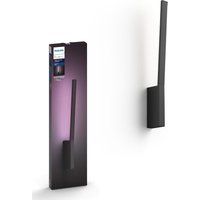 philips hue liane wall lantern - black black