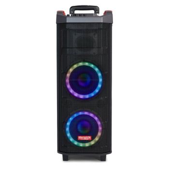 Aiwa KBTUS-608 Altavoz Portátil Bluetooth con Karaoke 600W + 2 Micrófonos