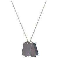 alpha industries collar ss266967 dog tag-31 silver para mujer