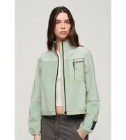 superdry para mujer w5011658a chaqueta hibrida trekker verde m casual poliester manga larga