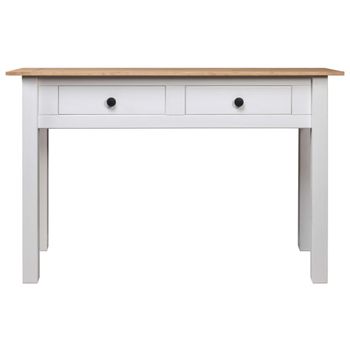 Mesa consola,mesa de entrada madera maciza pino blanco 110x40x72cm