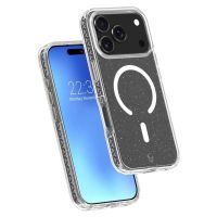 funda para movil force case air xtrem magsafe transparente purpurina para iphone 17 pro