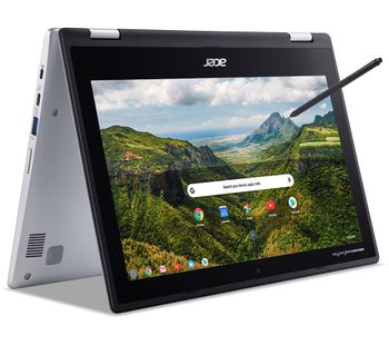 ACER Spin 311 11.6 2 in 1 Chromebook - Intelu0026regCeleron N4000, 64 GB eMMC, Silver, Silver
