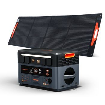 Oscal Powermax2400se Estación De Energía Portátil 2016wh / 2400w Lifepo4 + 200w Panel Solar*1