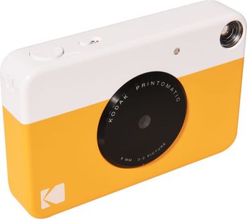 KODAK PRINTOMATIC Digital Instant Camera - Grey, Yellow