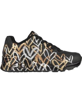 de SKECHERS UNO AIR METALLIC LOV NEGRO