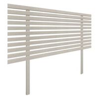 cabecero de madera reciclada dm estilo japones con patas 95x115cm camas 95 - espigas beige