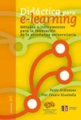 didactica para e-learning metodos e instrumentos para la innovac ion