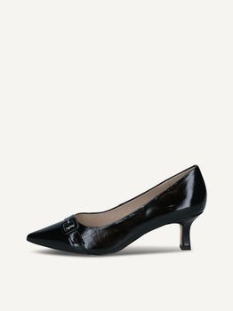 CAPRICE Pumps, black, made of Leather with Queenie, Size 36