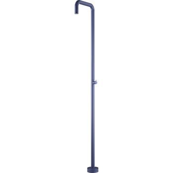 Ducha Exterior De Acero 316 Azul Oceano Con Sistema Anticalcare Y Monoforo