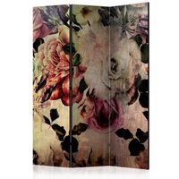 biombo - nostalgia flowers 135x172 cm