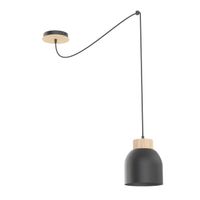 lampara colgante prut negro