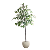 selvavita arbol artificial ficus starlight 120 cm tronco natural realista
