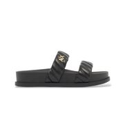 ax armani exchange para mujer xw002574af22799uc001 sandalias diseno negro 36 plano ninguno casual