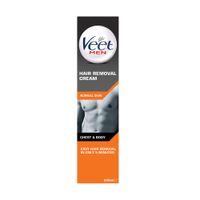 veet men body  chest hair removal cream for normal skin