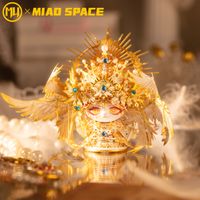 mu x miao space angel cat rompecabezas de metal 3d diy artesania rompecabezas educativo juguete escritorio decoracion de oficina alivio del estres regalo para
