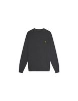 sudadera lyle  scott cotton merino crew jumper gris