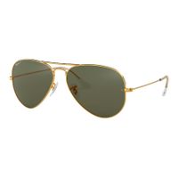 ray-ban icons - aviator aviator glasses large metal rb3025-001  58