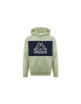 Sudadera Kappa Ferti Swt Hombre Verde Sage/Azul Marino