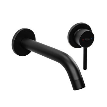 Grifo De Lavabo Empotrado Oculto Rea Owen Black + Box