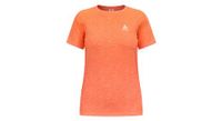camiseta de manga corta sin costuras para mujer odlo essentials coral
