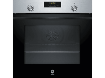 Horno - Balay 3HB4131X3, Serie Acero, Multifunción, Limpieza hidrolítica, 71 l, Aire caliente 3D Profesional, Display LED, 60 cm, Inox