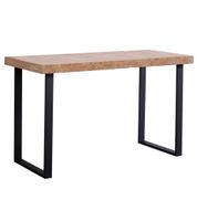 mesa de estudio estilo industrial roble nordish patas negras