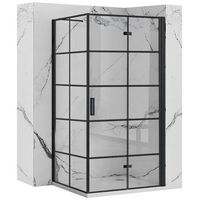 cabina de ducha rea molier black 80x90