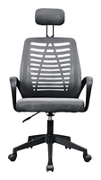 silla ergonomica mars gaming mgcergobbgr gris respaldo en malla transpirable reposacabezas ajustable