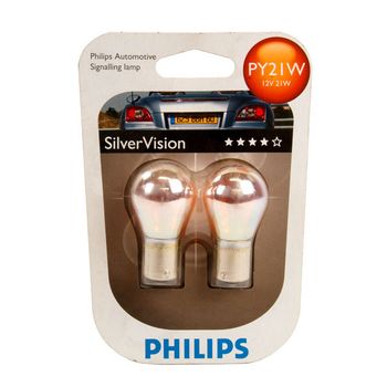 Silver Vision PY21W Bulbs (Twin Box)
