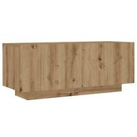 mesita de noche  mesilla de noche madera de ingenieria roble artisian 100x35x40cm