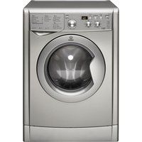 indesit washer dryer iwdd7143s  - silver silver