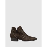 obvio botines botin maya marron para mujer